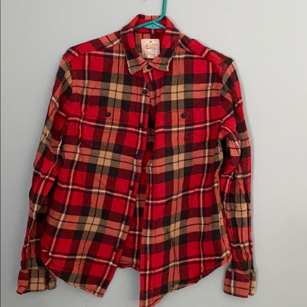American Eagle Flannel Long Sleeve